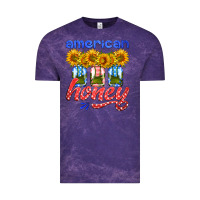 Cloud Purple american honey sunflower mason jar Vintage Tee - HRA Design Shop