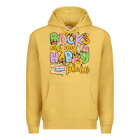 Antique Gold books are my happy place Premium Hoodie - Artiststas
