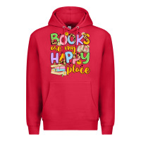 Cardinal books are my happy place Premium Hoodie - Artiststas