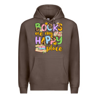 Coffee books are my happy place Premium Hoodie - Artiststas