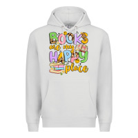 Dove Grey books are my happy place Premium Hoodie - Artiststas