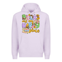 Lilac books are my happy place Premium Hoodie - Artiststas