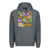 Rock books are my happy place Premium Hoodie - Artiststas