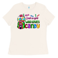 Bone just a girl who loves candy Ladies Tee - AdoDesignShop