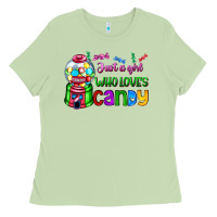 Matcha just a girl who loves candy Ladies Tee - AdoDesignShop