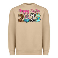 Mushroom Happy Easter 2023 Easter Day Heavyweight Sweatshirt - Neo Western