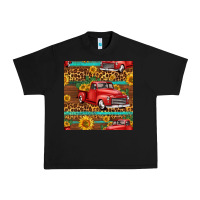 Black western farm truck seamless pattern Urban Heavy Tee - HRA Design Shop