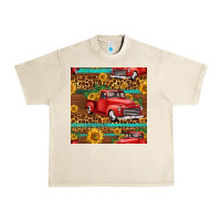 Sandshell western farm truck seamless pattern Urban Heavy Tee - HRA Design Shop