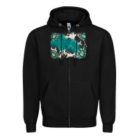Black gemstones background Zipper Hoodie - BarkalooDesign