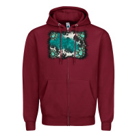Burgundy gemstones background Zipper Hoodie - BarkalooDesign