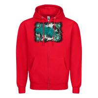 Red gemstones background Zipper Hoodie - BarkalooDesign