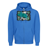 True Royal gemstones background Zipper Hoodie - BarkalooDesign