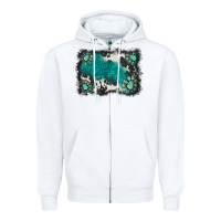 White gemstones background Zipper Hoodie - BarkalooDesign