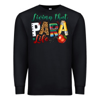 Black living that para life Premium Sweatshirt - NancyCooperArtShop