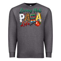 Charcoal Heather living that para life Premium Sweatshirt - NancyCooperArtShop