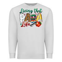 Dove Grey living that para life Premium Sweatshirt - NancyCooperArtShop
