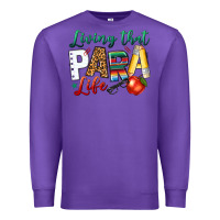 Purple living that para life Premium Sweatshirt - NancyCooperArtShop