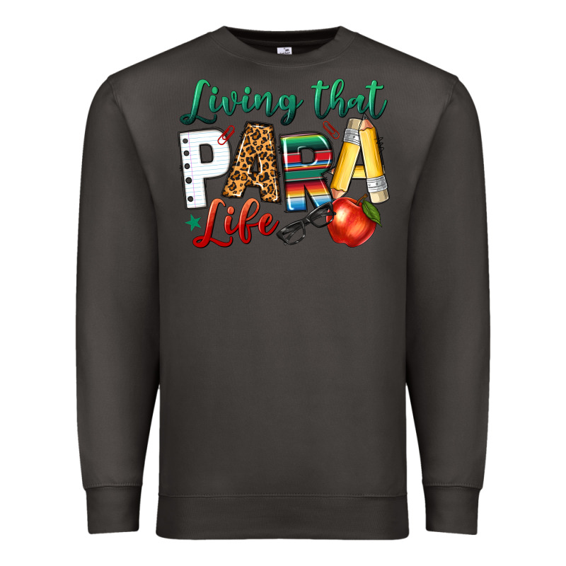 Living That Para Life Premium Sweatshirt by NancyCooperArtShop | Teevron