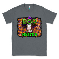 Charcoal Heather Boo heifer halloween Classic Tee - Artiststas