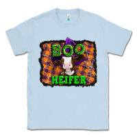 Dusty Blue Boo heifer halloween Classic Tee - Artiststas