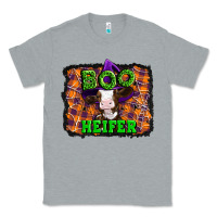 Heather Grey Boo heifer halloween Classic Tee - Artiststas