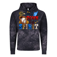 Cloud Black small town big spirit baseball Vintage Hoodie - Zillion Design Studio