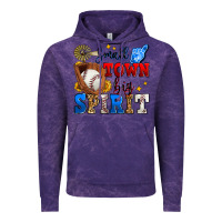 Cloud Purple small town big spirit baseball Vintage Hoodie - Zillion Design Studio