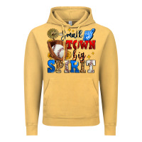 Small Town Big Spirit Baseball Vintage Hoodie | Teevron