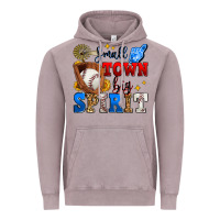 Vintage Zinc small town big spirit baseball Vintage Hoodie - Zillion Design Studio