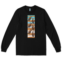 Black dinosaur parasaurolophus pen wrap Long Sleeve Tee - Artiststas