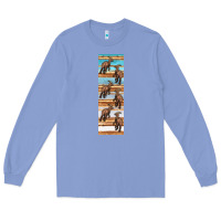 Colony Blue dinosaur parasaurolophus pen wrap Long Sleeve Tee - Artiststas