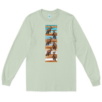 Matcha dinosaur parasaurolophus pen wrap Long Sleeve Tee - Artiststas