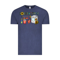 Vintage Denim housekeeper Vintage Tee - CowhideDigitalArt