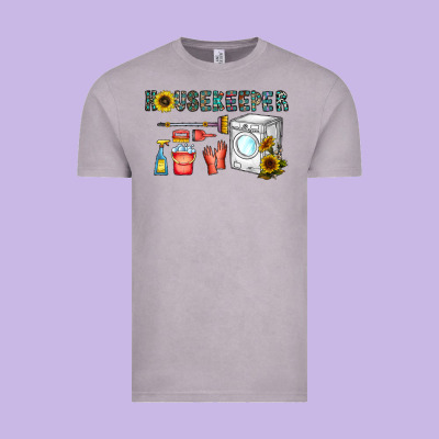 Housekeeper Vintage Tee Designed By Cowhidedigitalart