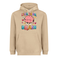 Mushroom kiss your brain Heavyweight Hoodie - MaliasSmallBusiness