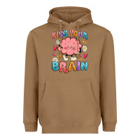 Toasted Coconut kiss your brain Heavyweight Hoodie - MaliasSmallBusiness