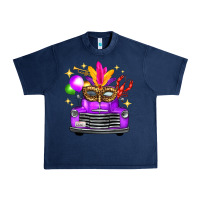 Navy mardi gras truck leopard mask Urban Heavy Tee - FaDigitalArtStudio