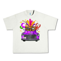 Pistachio mardi gras truck leopard mask Urban Heavy Tee - FaDigitalArtStudio