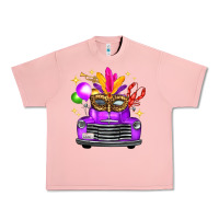 Salmon mardi gras truck leopard mask Urban Heavy Tee - FaDigitalArtStudio