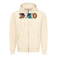 Sandshell xoxo valentines day baby cow Zipper Hoodie - Jasminsmagicworld