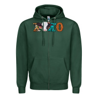 Sports Green xoxo valentines day baby cow Zipper Hoodie - Jasminsmagicworld