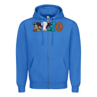 True Royal xoxo valentines day baby cow Zipper Hoodie - Jasminsmagicworld