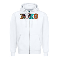 White xoxo valentines day baby cow Zipper Hoodie - Jasminsmagicworld