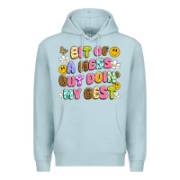 Blue Mist bit of a mess but doin' my best Premium Hoodie - Artiststas