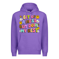Purple bit of a mess but doin' my best Premium Hoodie - Artiststas