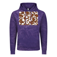 Cloud Purple distressed chocolate milkshake cowhide Vintage Hoodie - RanaPortraitStore