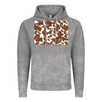 Cloud Rock distressed chocolate milkshake cowhide Vintage Hoodie - RanaPortraitStore