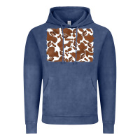 Vintage Denim distressed chocolate milkshake cowhide Vintage Hoodie - RanaPortraitStore