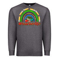 Charcoal Heather teacher life Premium Sweatshirt - NancyCooperArtShop