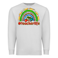 Dove Grey teacher life Premium Sweatshirt - NancyCooperArtShop